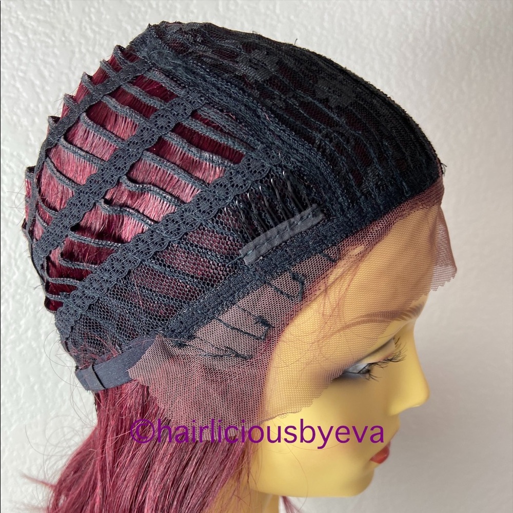 100 percent human hair wig lace front middle part - Picture 7 of 7